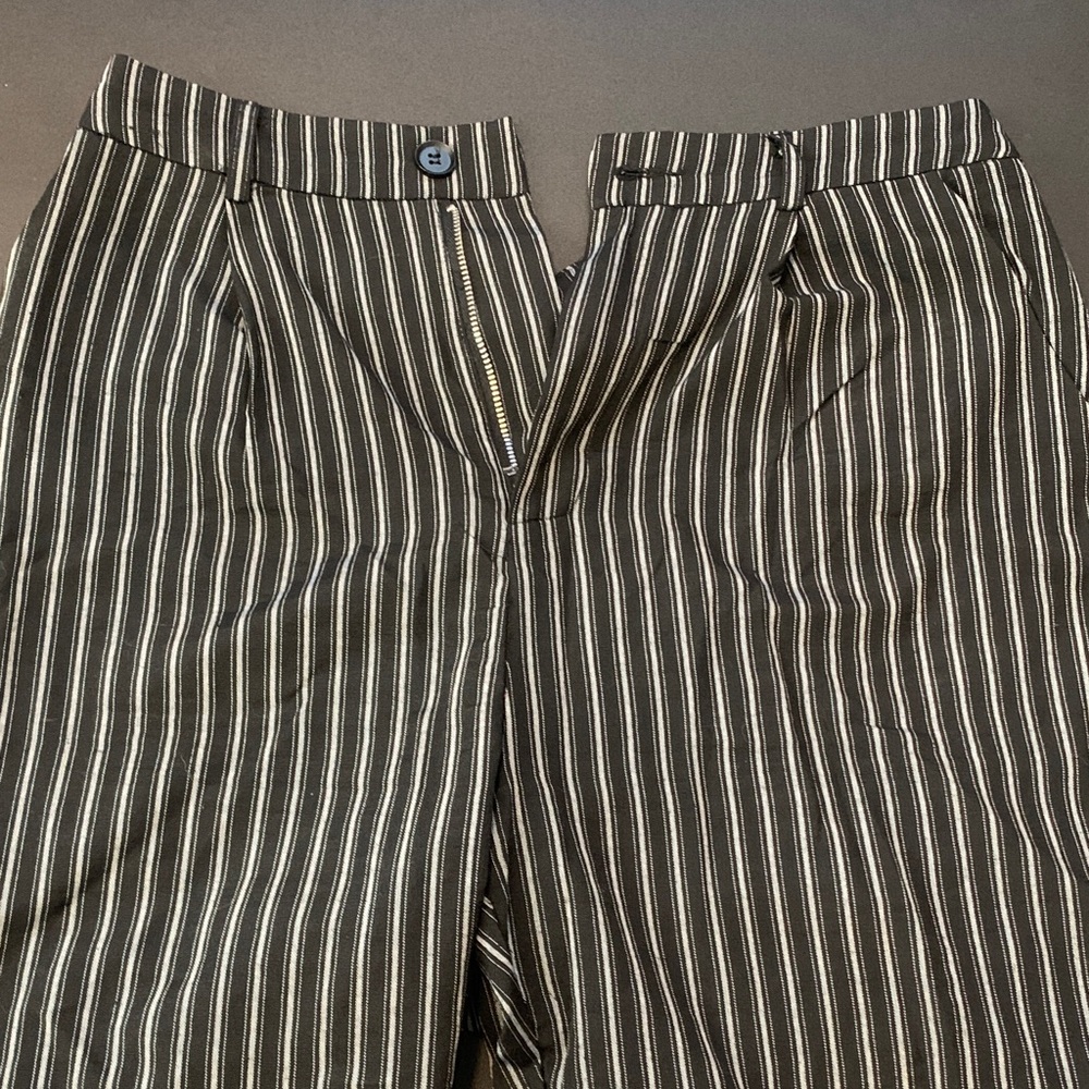 LAST CALL: Black and White Pinstripe Pants